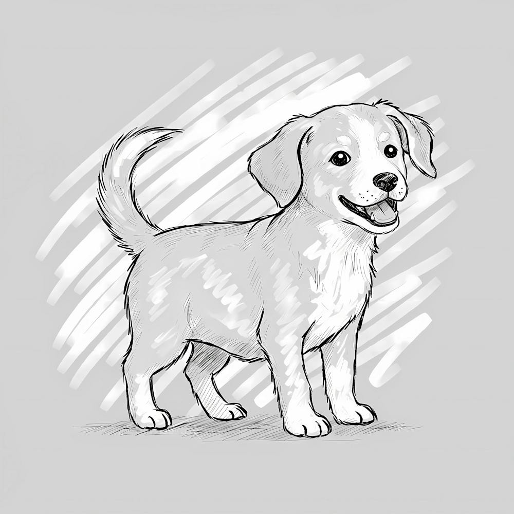 Puppy Drawing 2