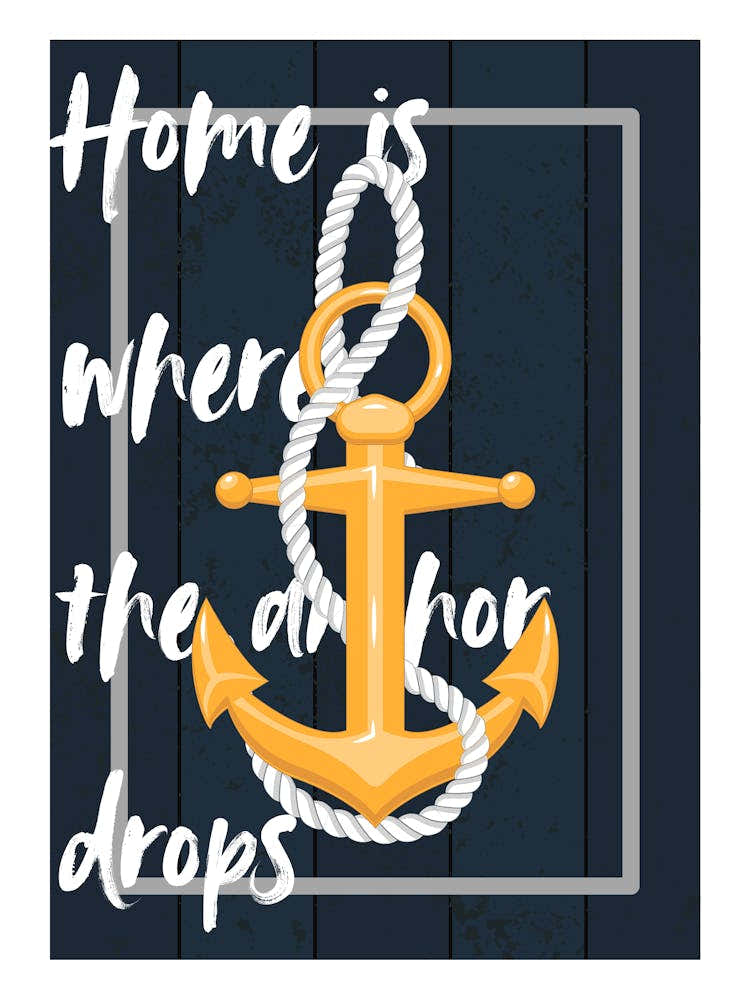 Home Is Where Sailing Sign