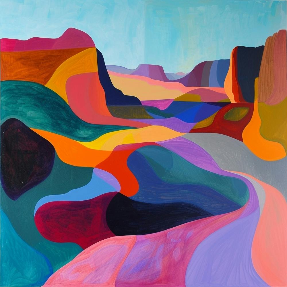 Abstract Travel Collection Kazakhstan 2