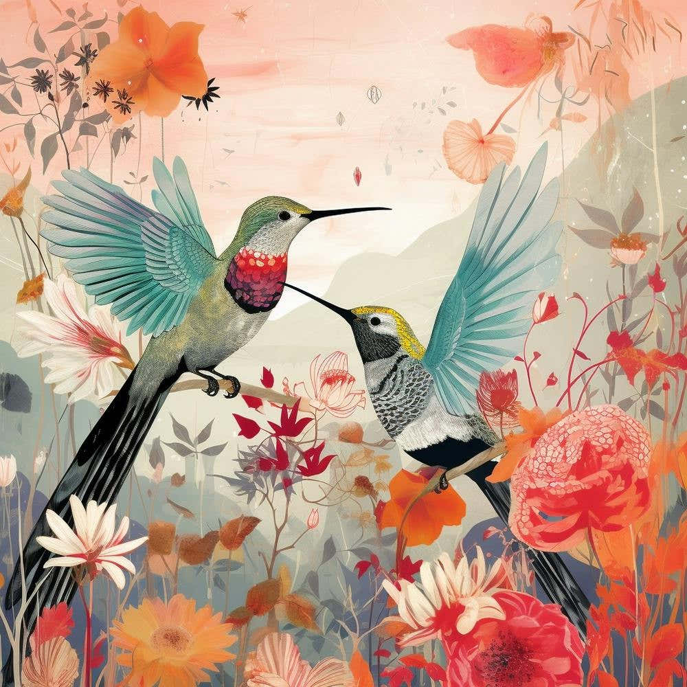 Bird In Nature Hummingbird 1