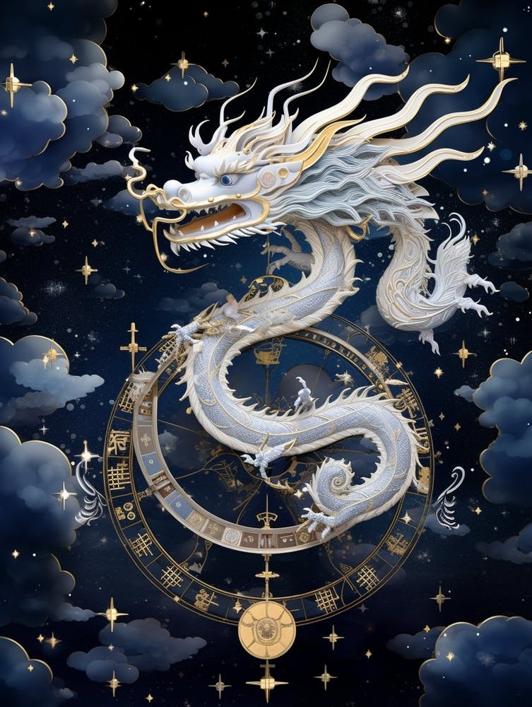Dragon Elements Merged Illustration 8