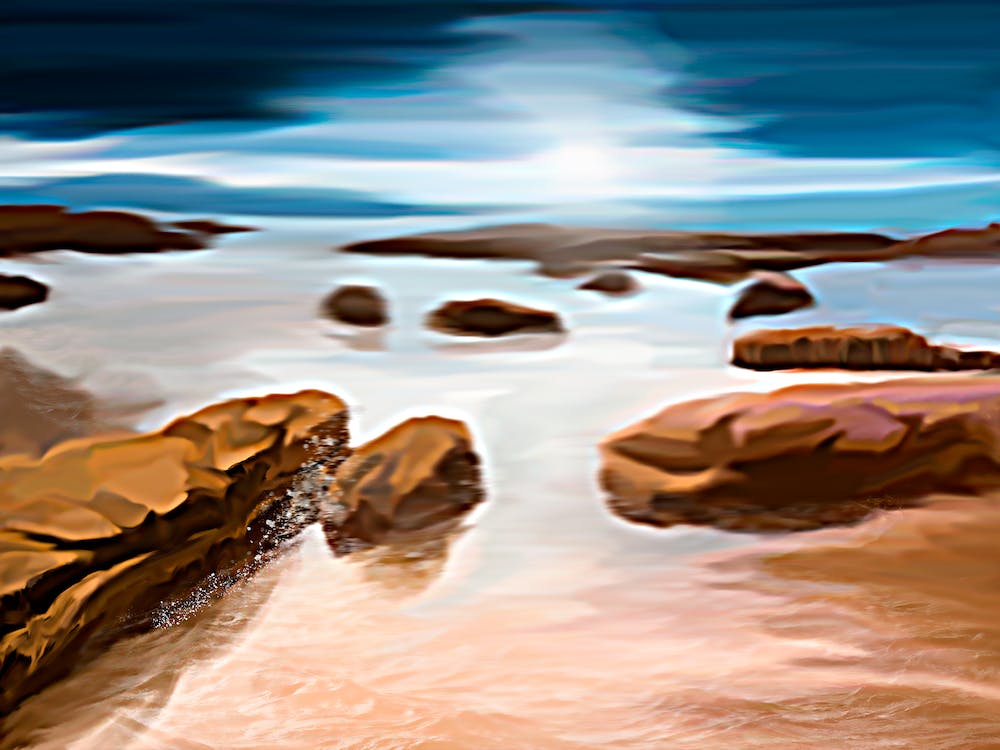 Moonlight At The Beach