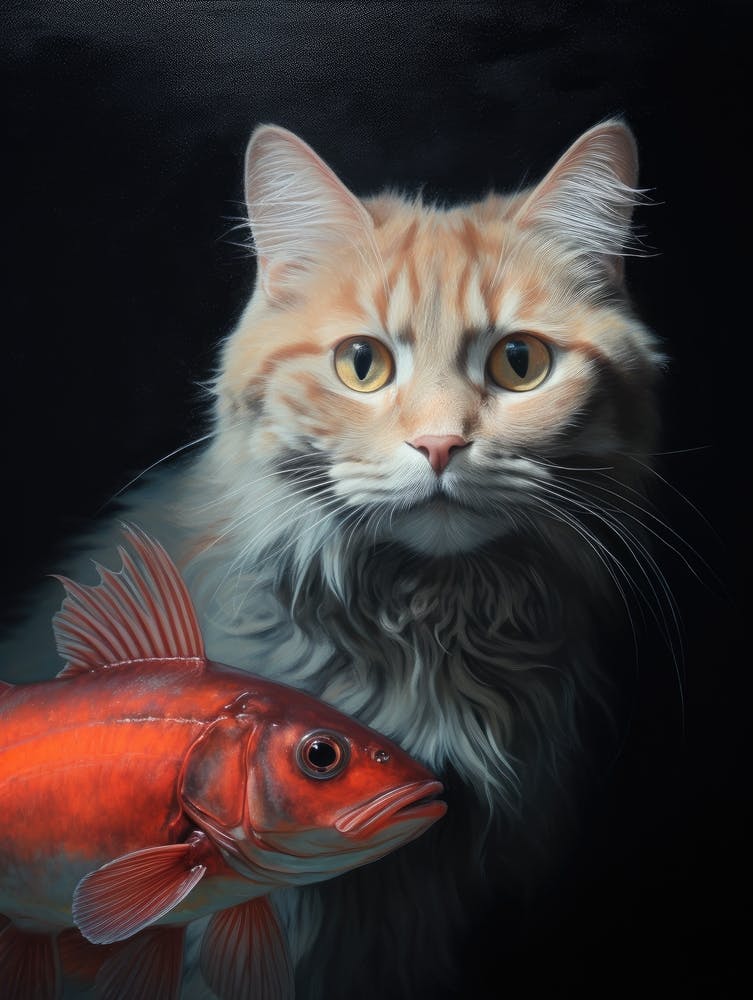 Cat And Fish 3