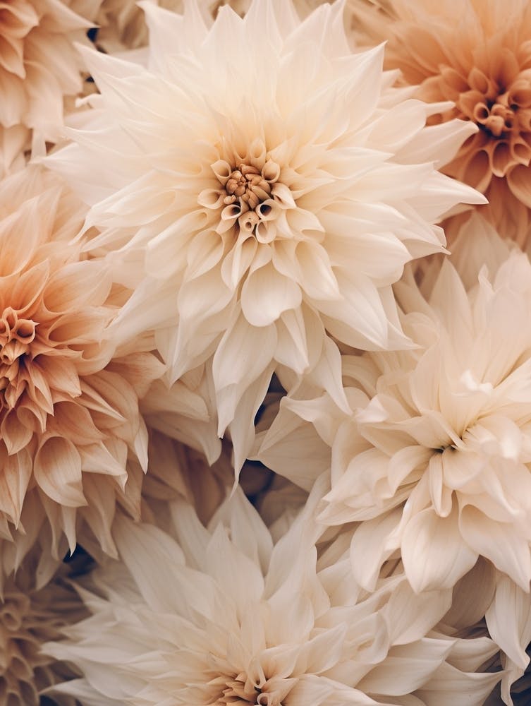 Boho Dried Flowers Dahlia 1