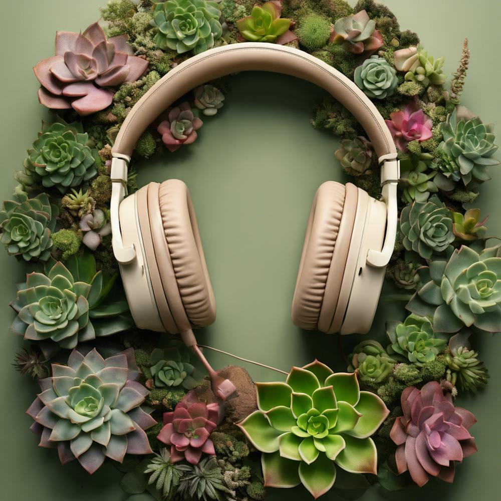 Succulents And Headphones 3