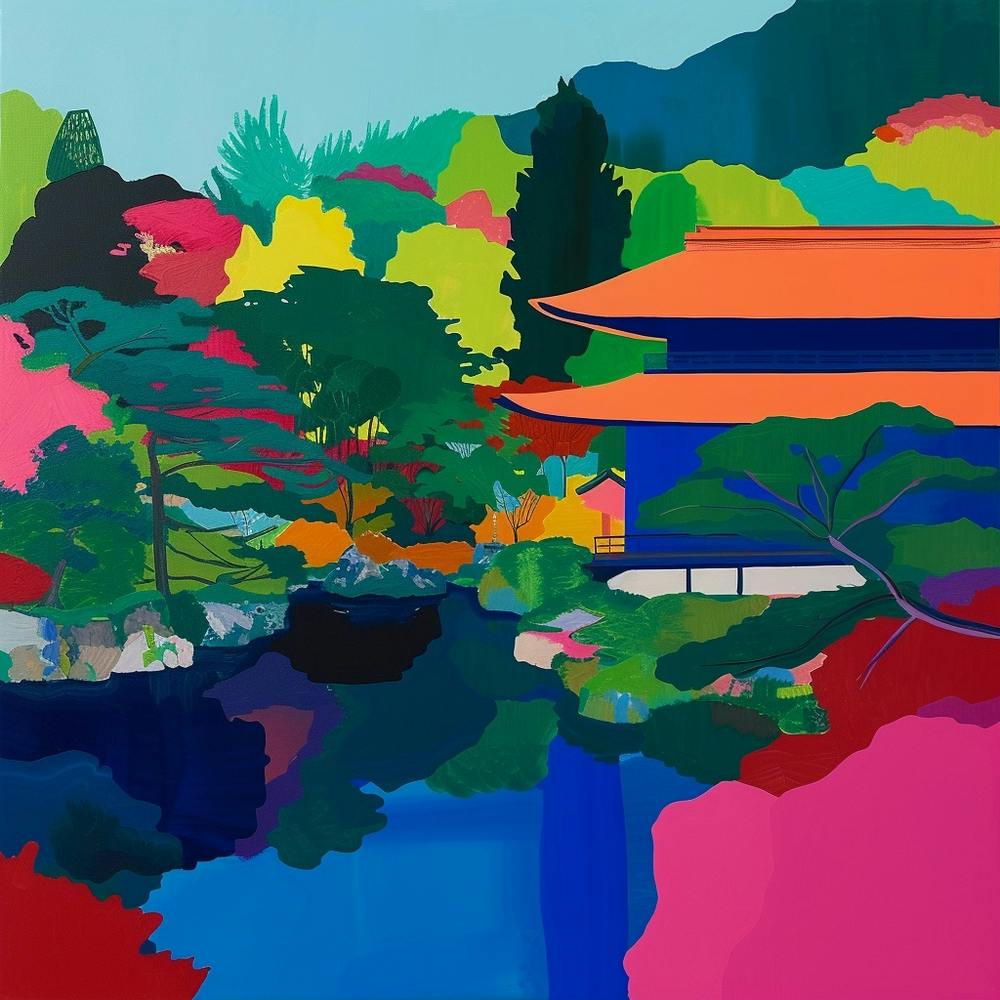 Colourful Gardens Ryoan Ji Garden Japan 1