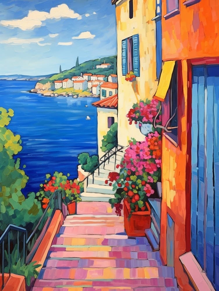 Rovinj Croatia 2 Fauvist Painting