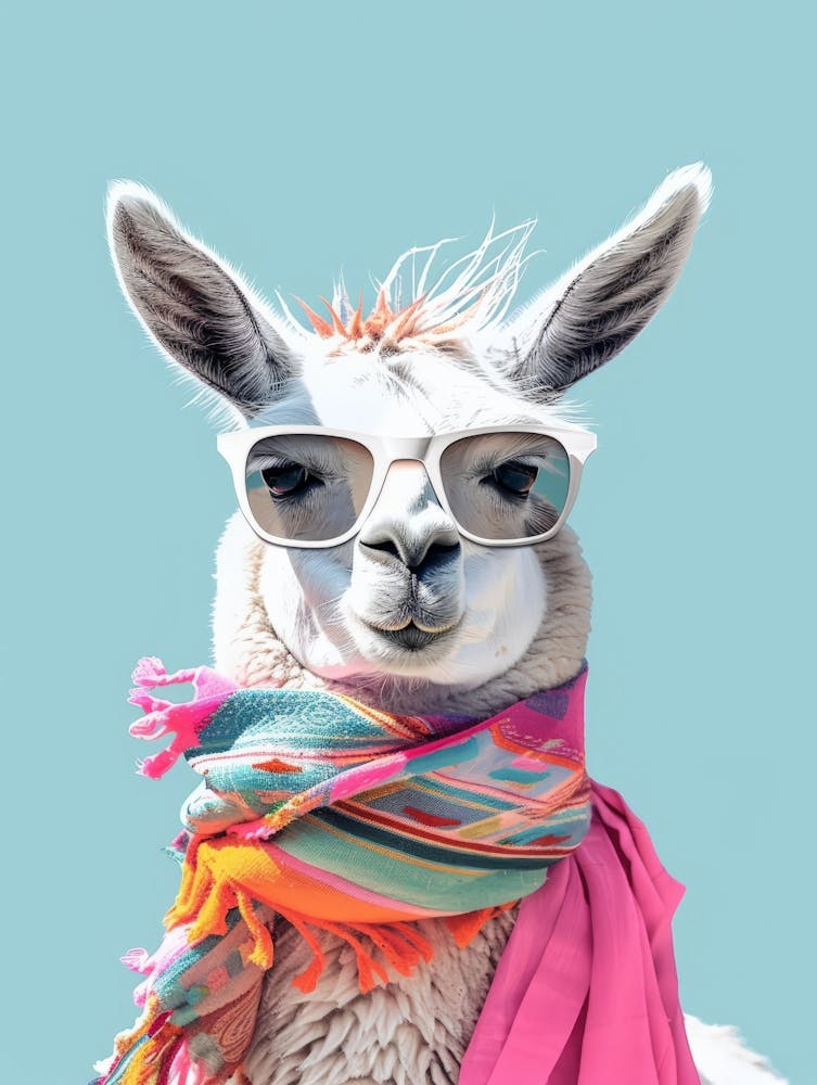 Llama With Sunglasses 1