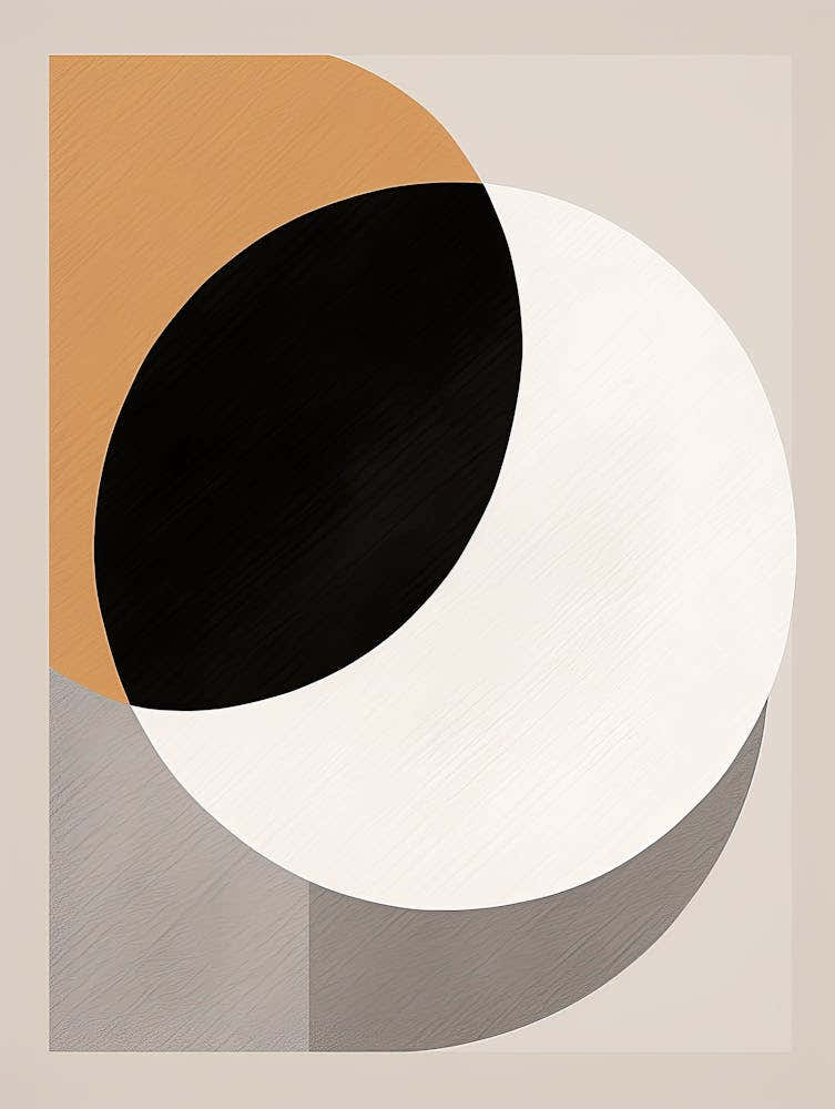 Geometric Noir Elegance