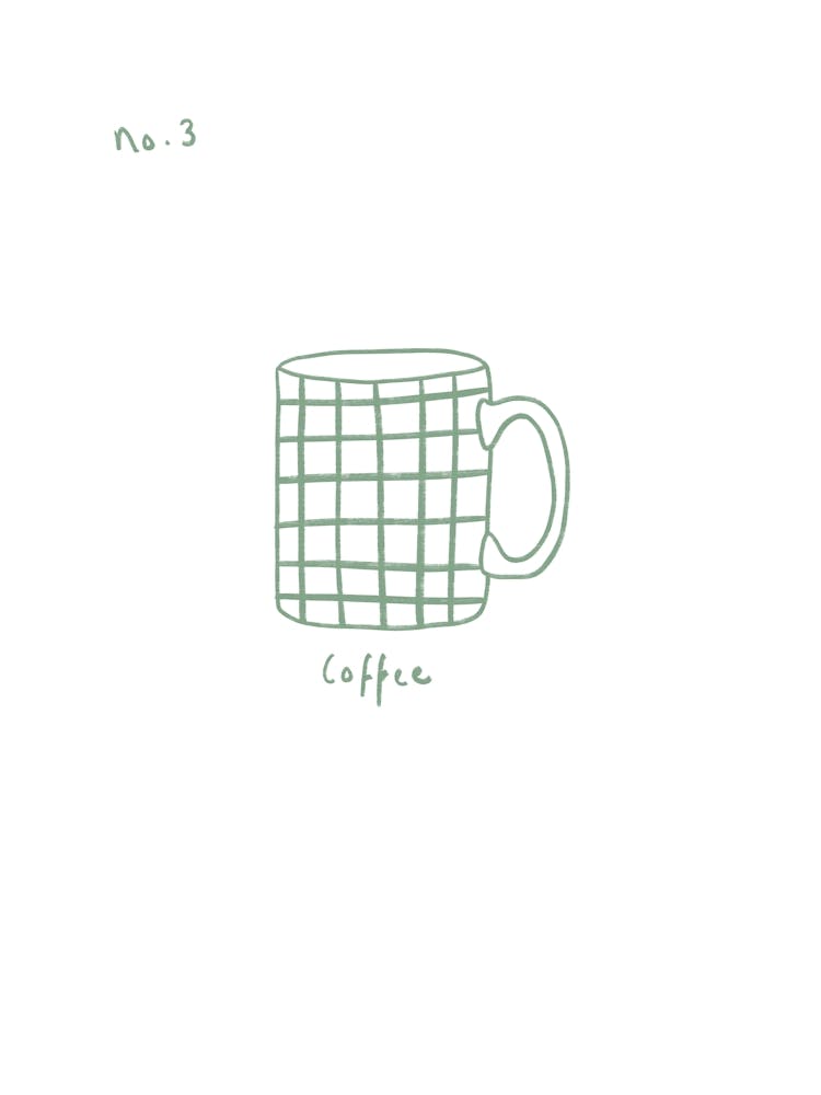 Coffee Mug Kitchen Print
