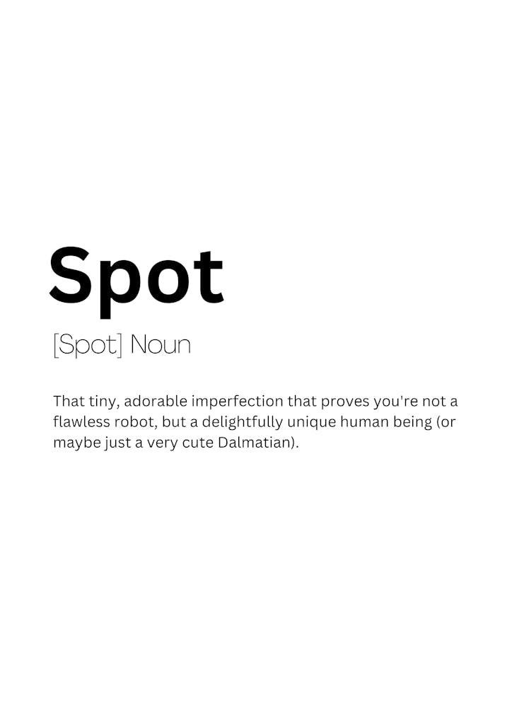 Spot Definition Meaning