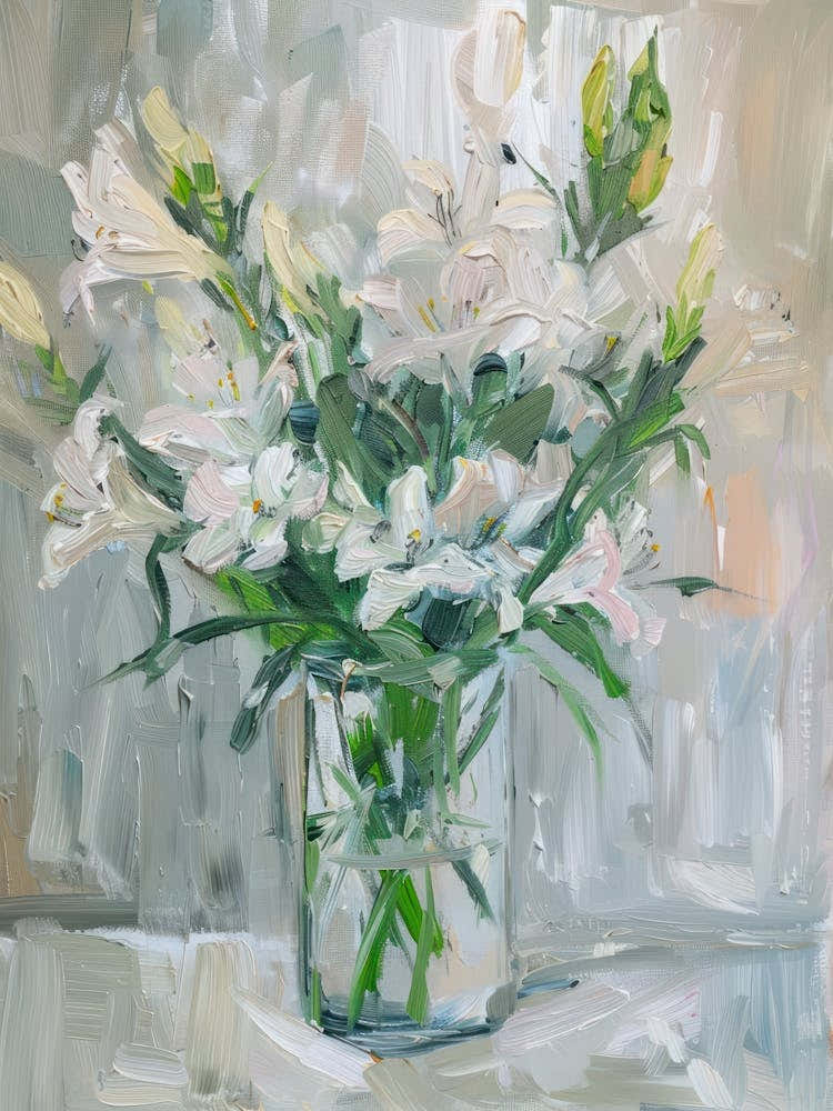 A World Of Flowers Freesia 1 Painting