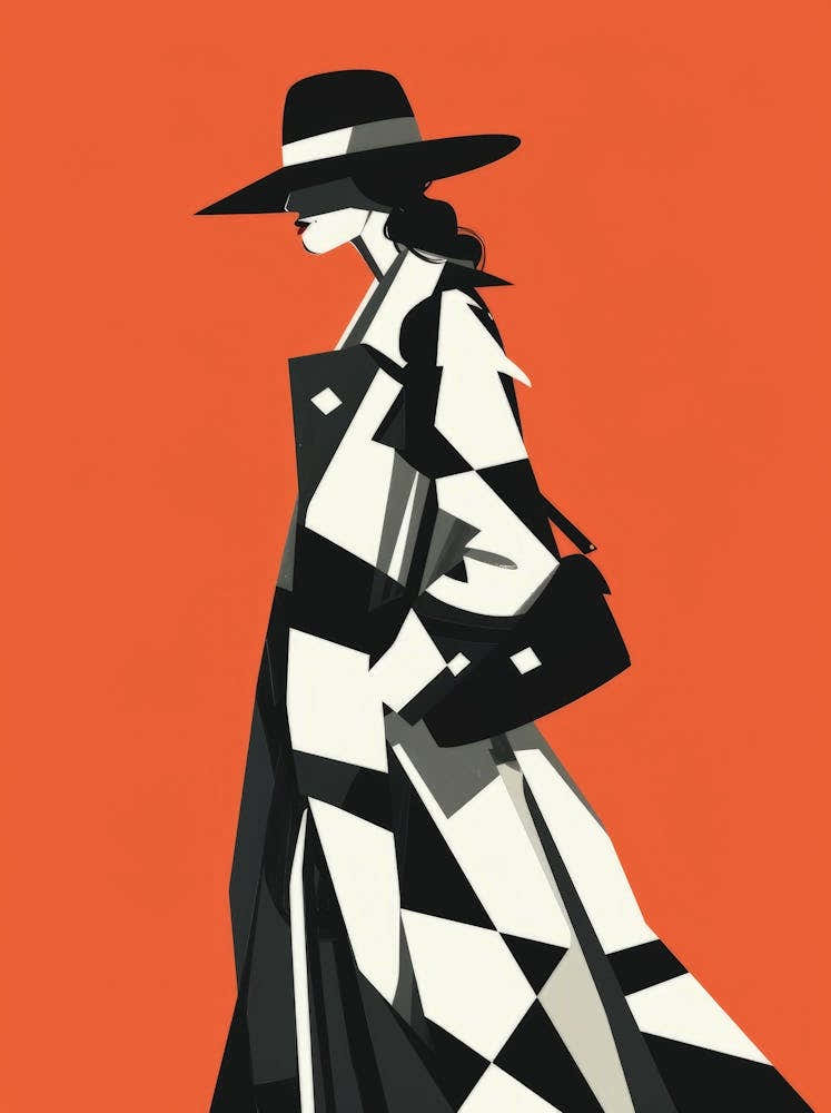 Woman In A Trench Coat