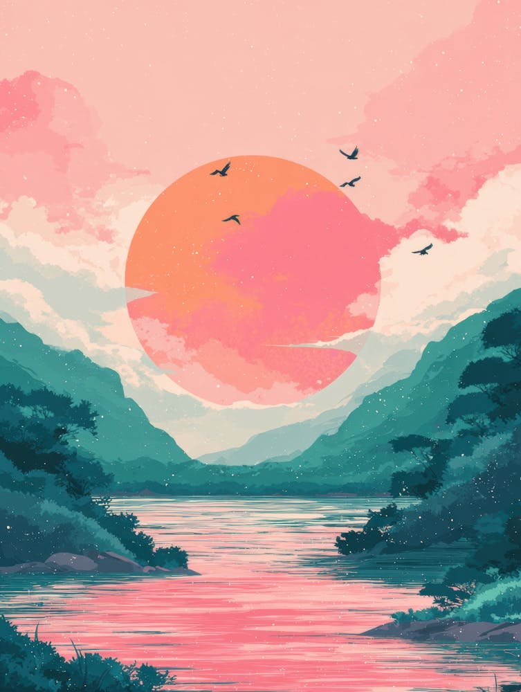 Sunset In The Mountains 29