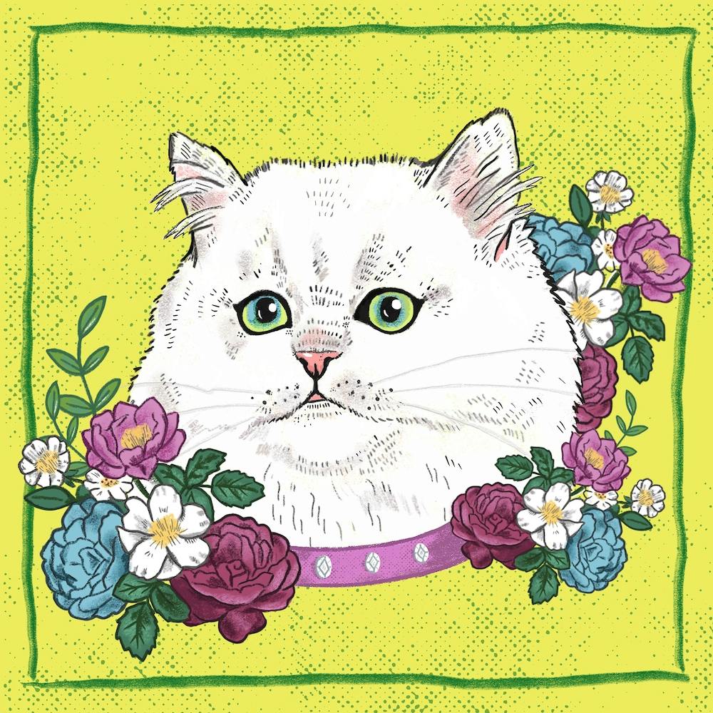 Kitty Art Square