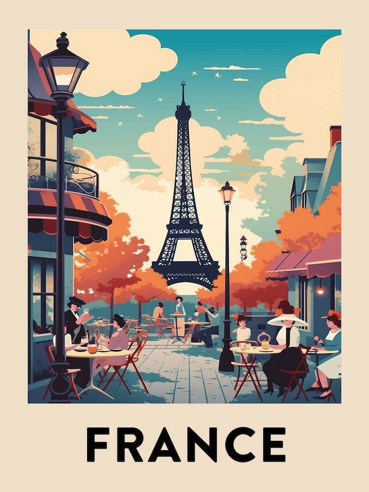 Vintage Travel Poster France 7