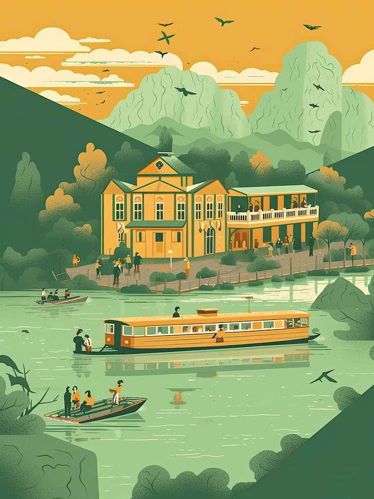 Chattagram Bangladesh Travel Illustration 2