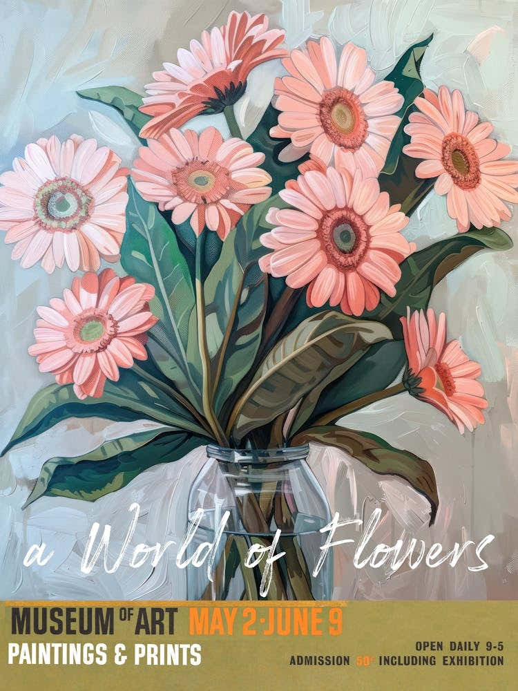 A World Of Flowers, Van Gogh Exhibition Gerbera 4