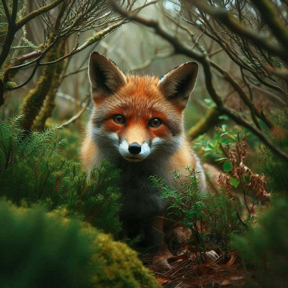 Fox In The Woods
