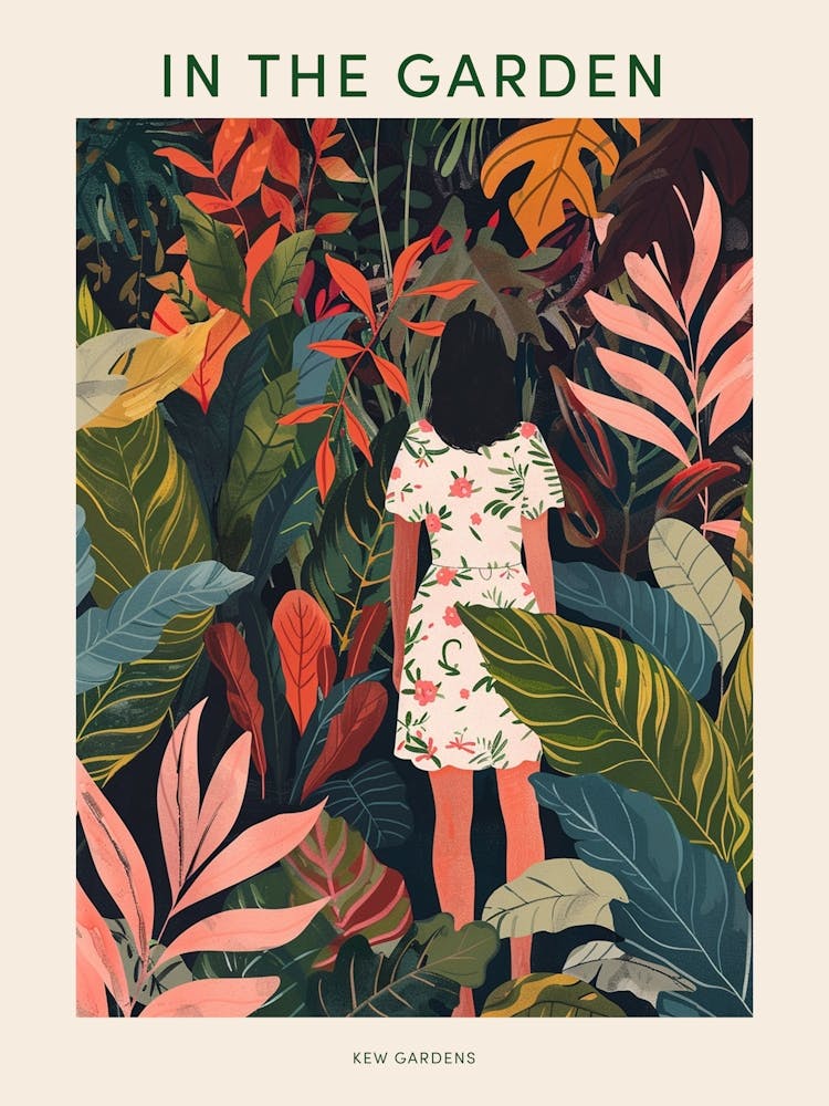 In The Garden Poster Kew Gardens England 14