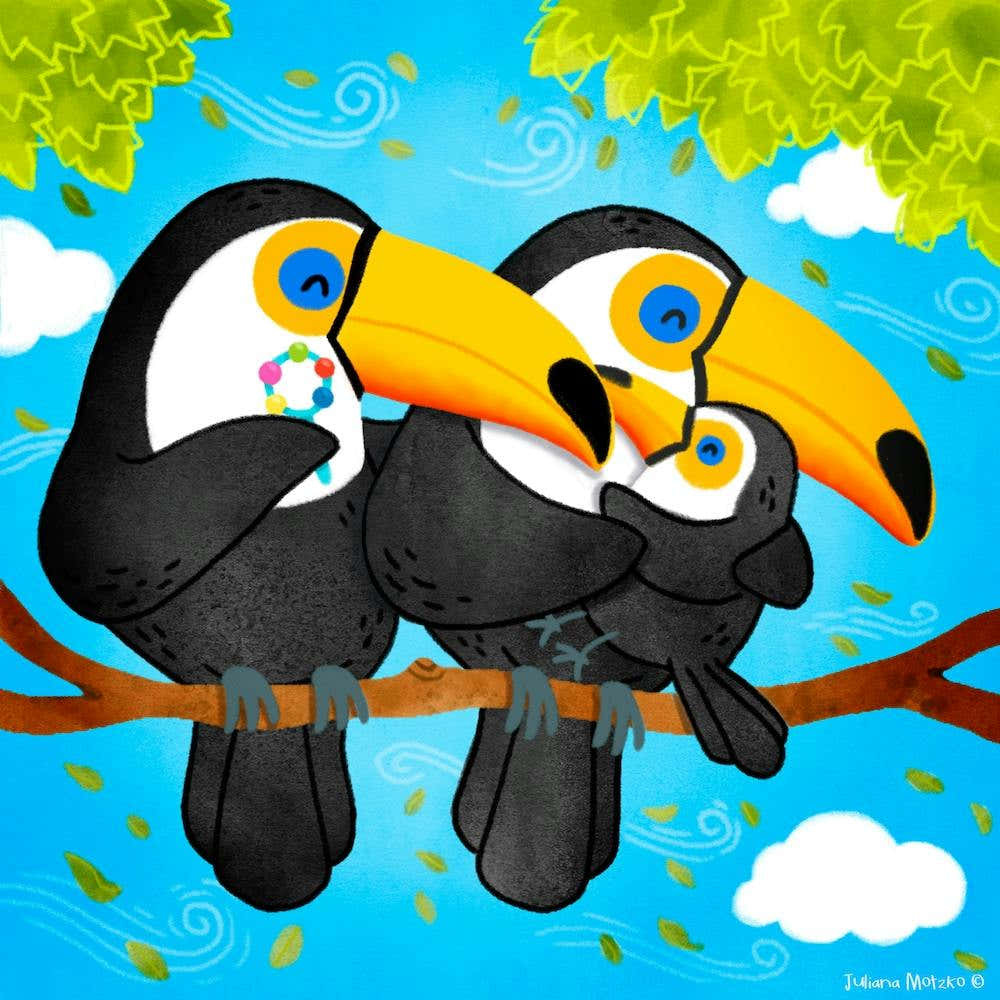 Toucan Family Square