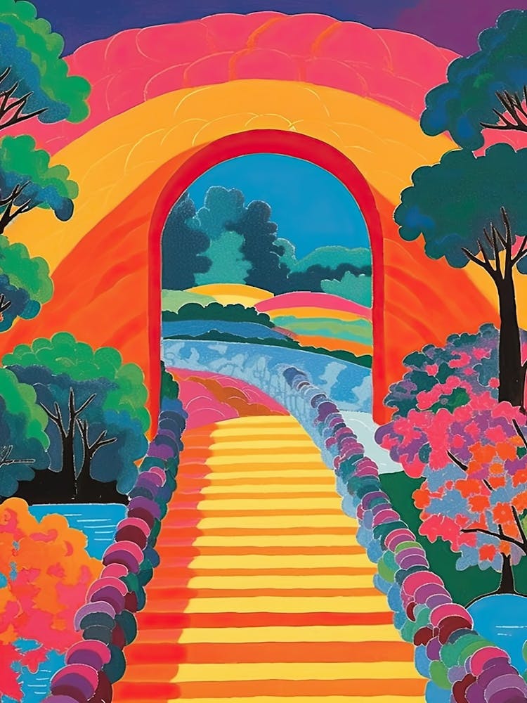 Rainbow Bridge, Tokyo, Japan, Colourful 4