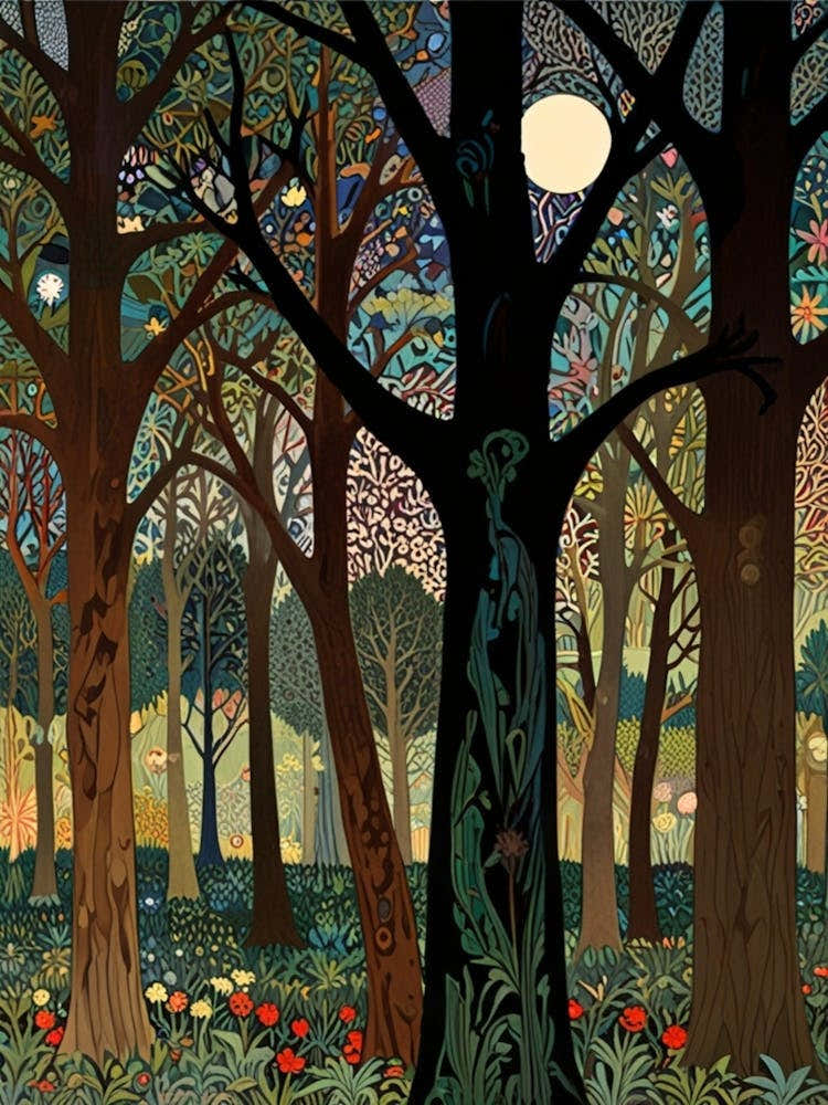 William Morris Forest At Night 20