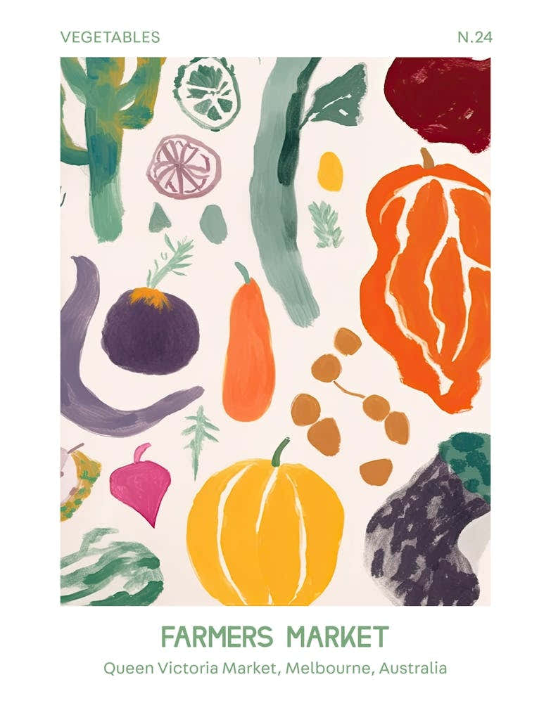 Bitter Melon Vegetables Farmers Market 3 Queen Victoria Market, Melbourne, Australia