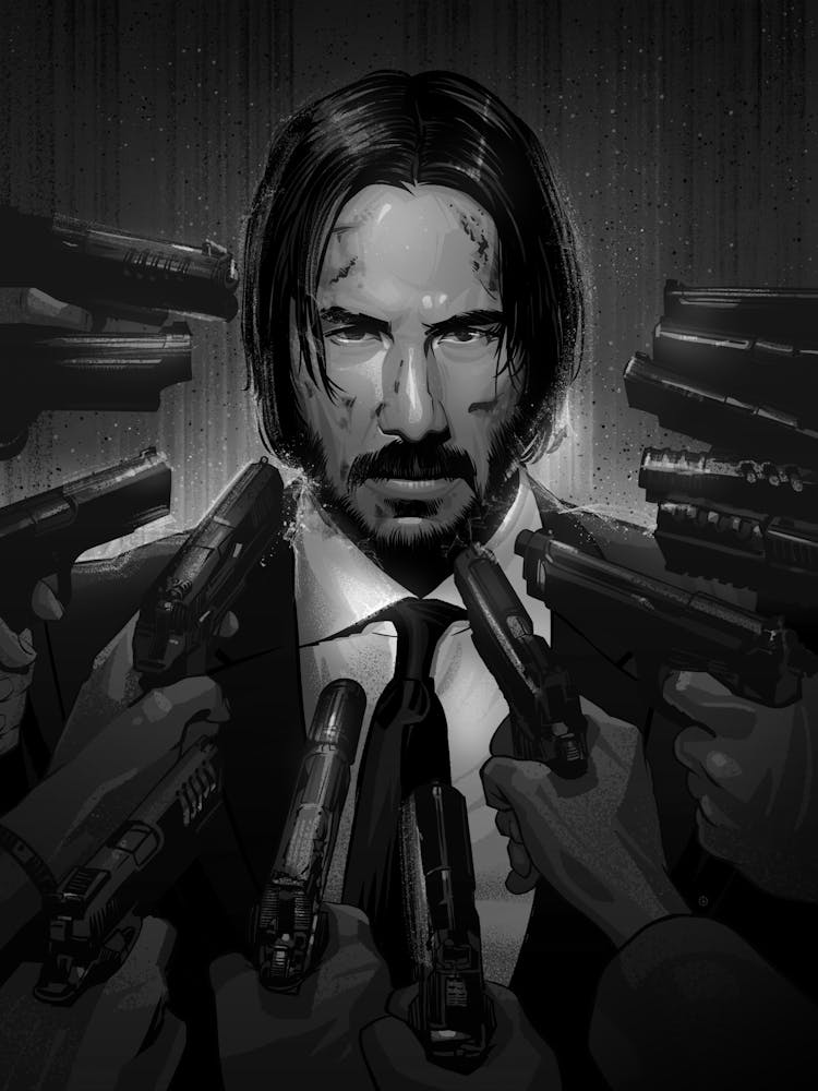 John Wick BW
