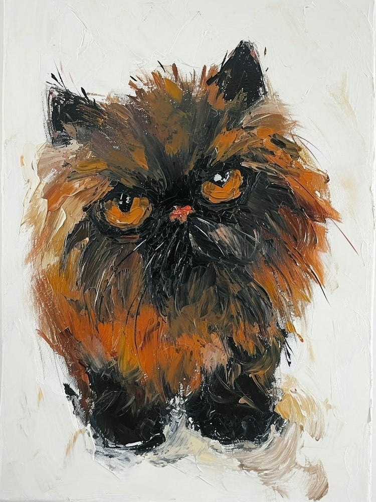 Persian Cat Painting 4