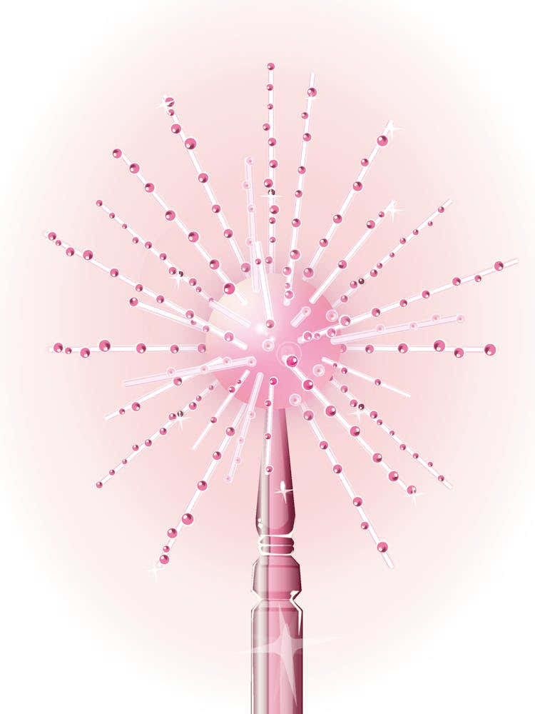 Wicked Glinda the Good Witch's wand white background