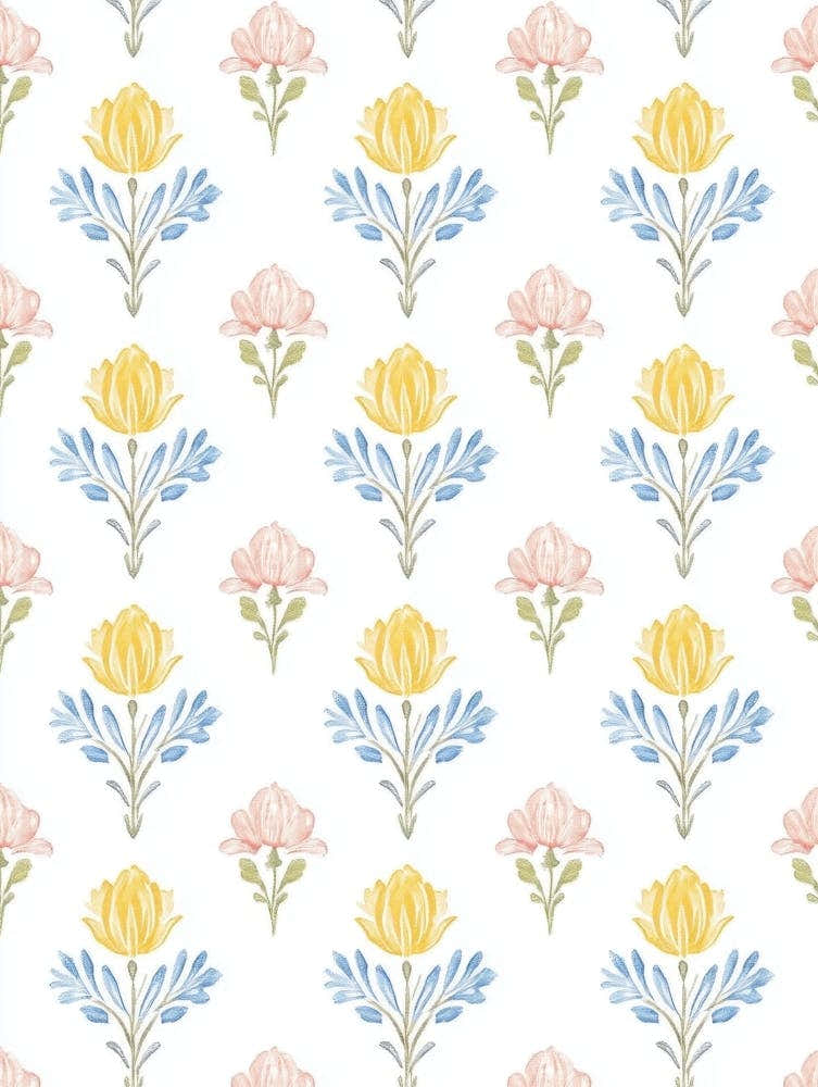 Watercolor Floral Pattern 2