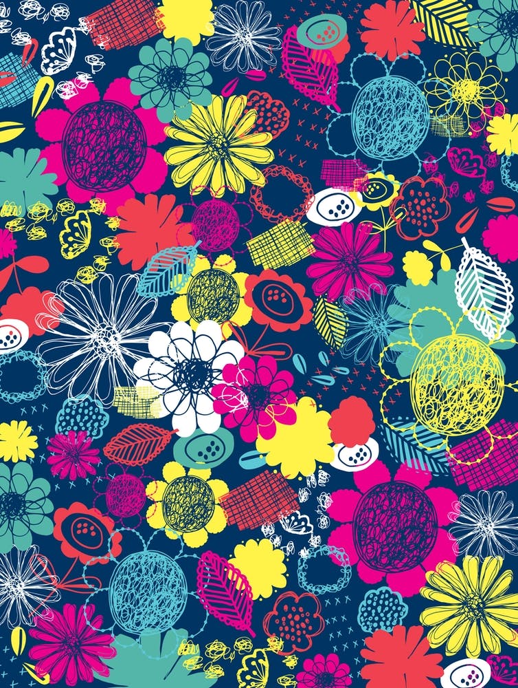 Floral Fantastic Blue