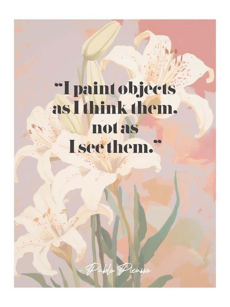 Artist Quote Picasso Pablo