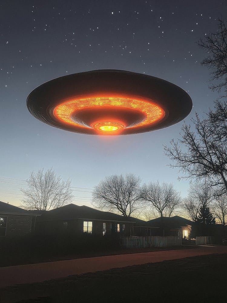 The X-Files photo of UFO — sci-fi poster, movie art, I want to believe poster, space print 2