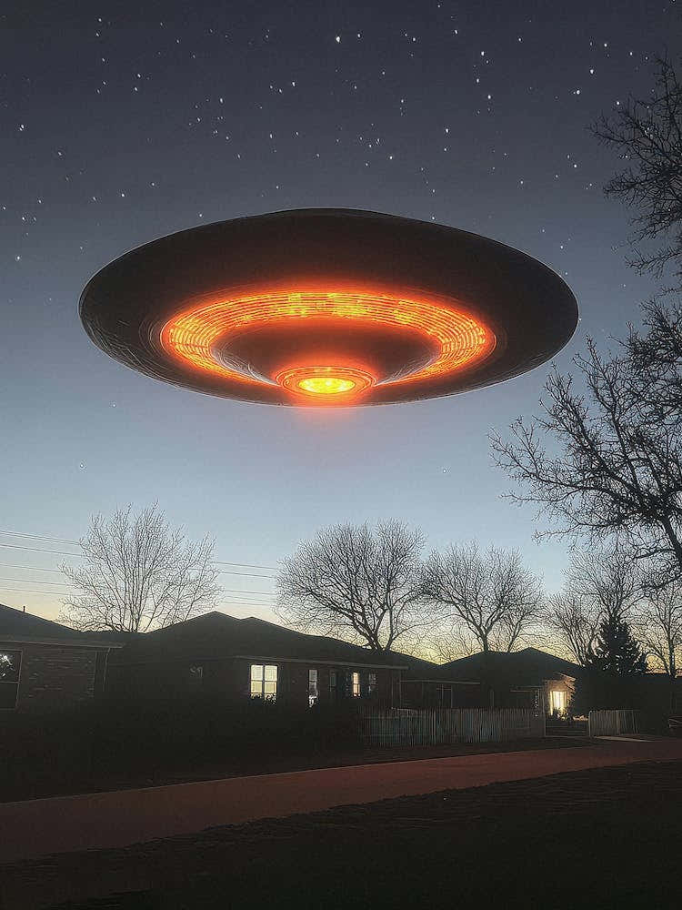 The X-Files photo of UFO — sci-fi poster, movie art, I want to believe poster, space print 2