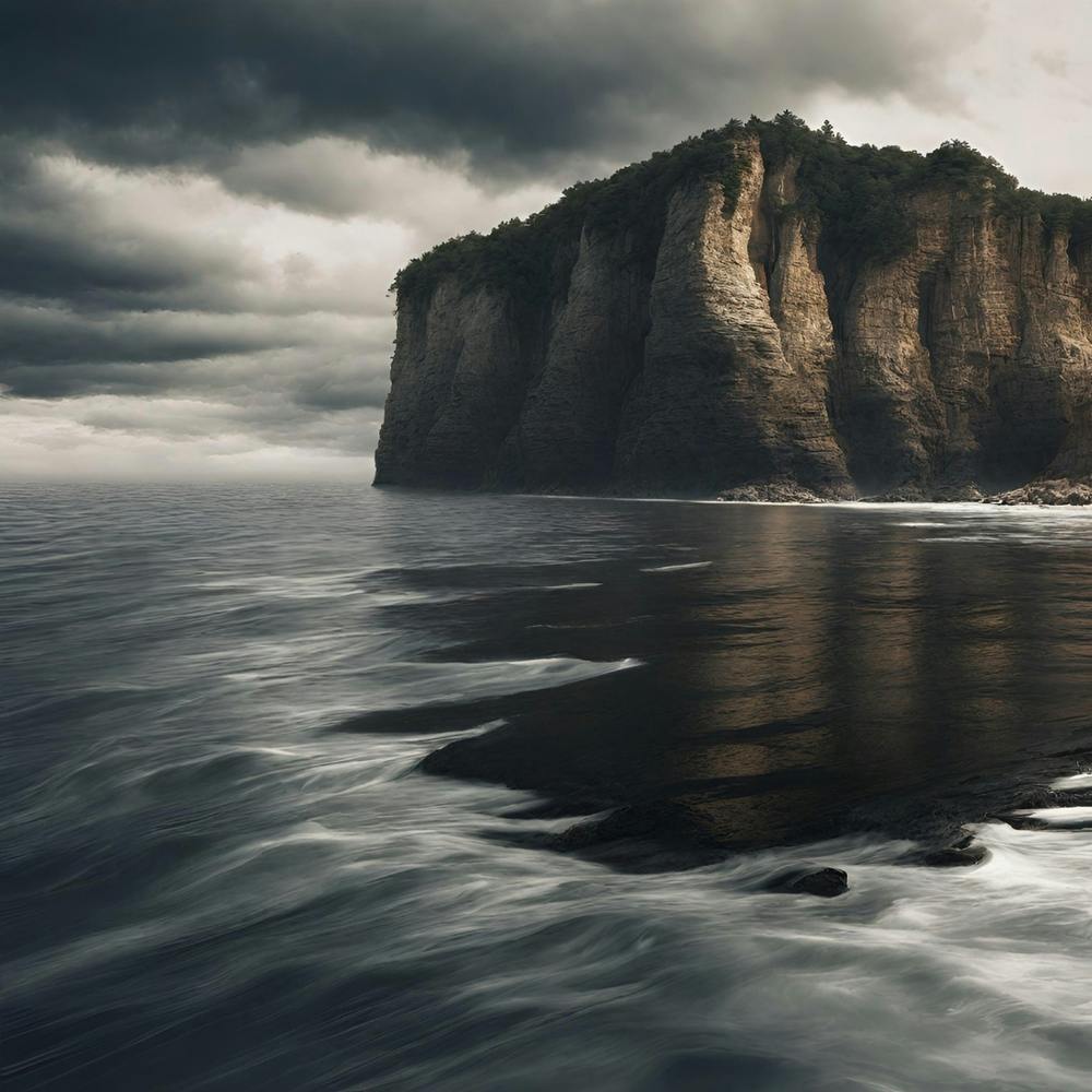 Cliffs In The Ocean