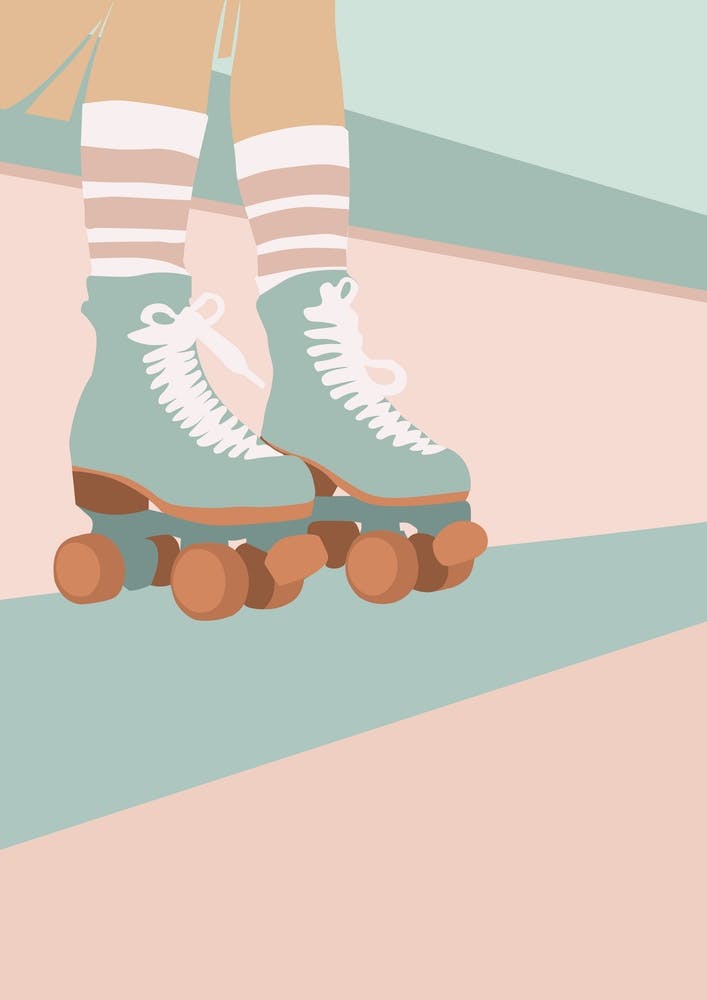 Retro Rollerskates