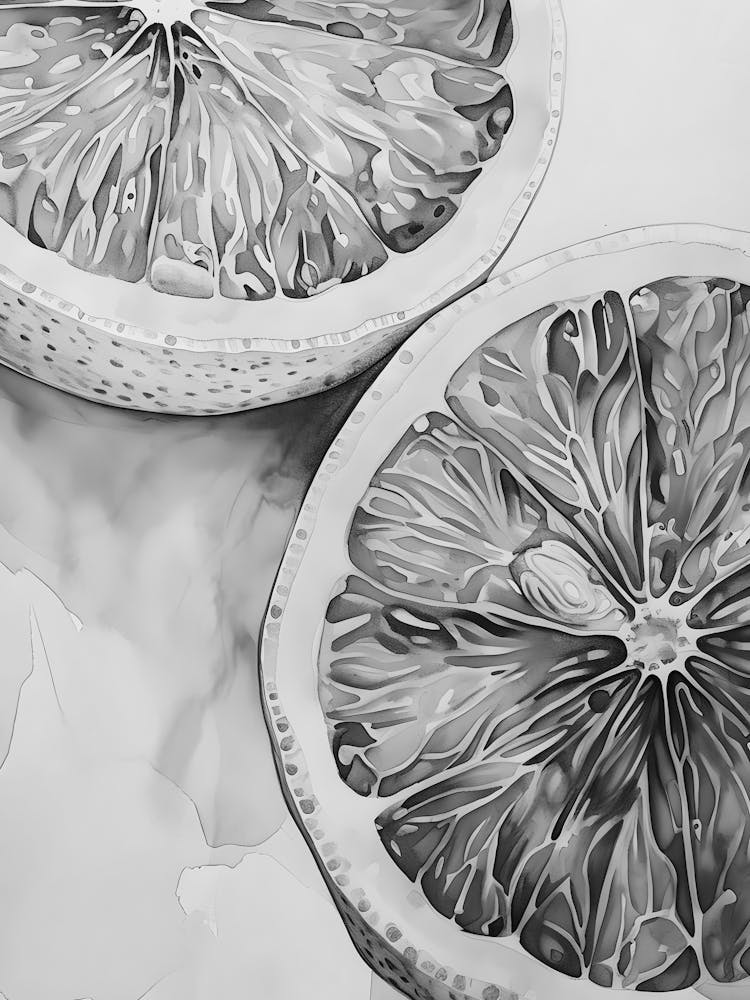 Two Slices Of Orange