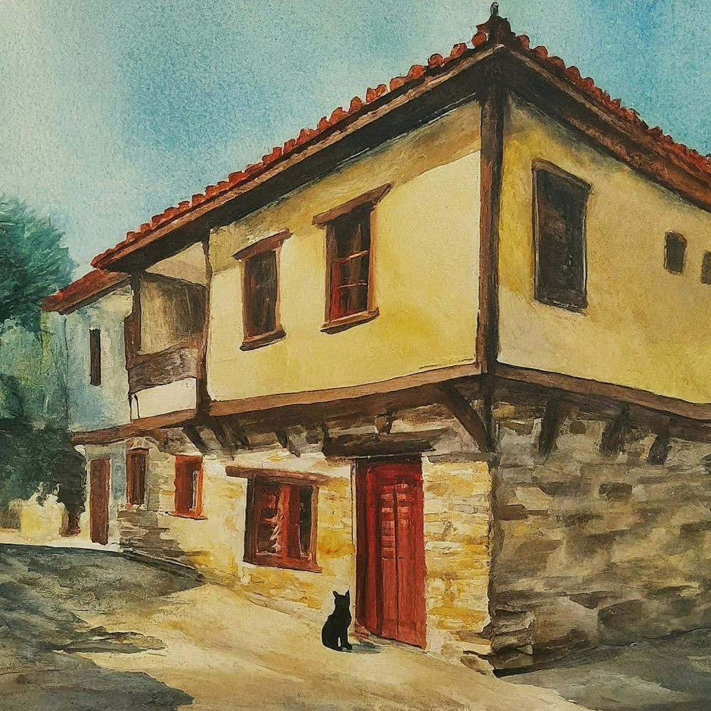 Greek Old House at Xanthi City