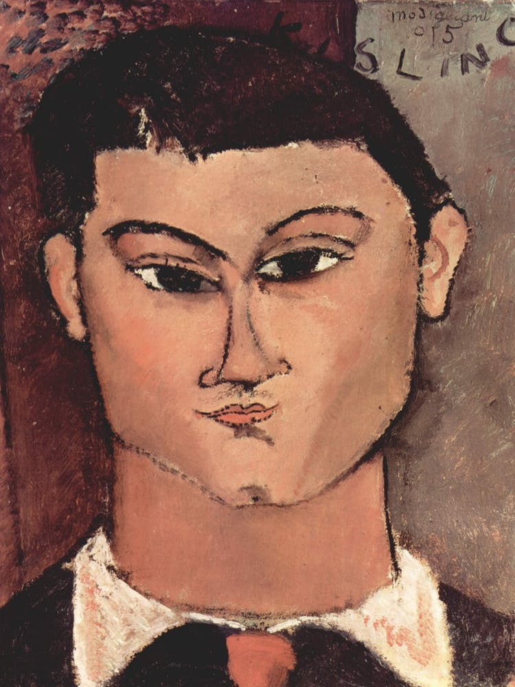 Portrait Of Moise Kisling, Amedeo Modigliani