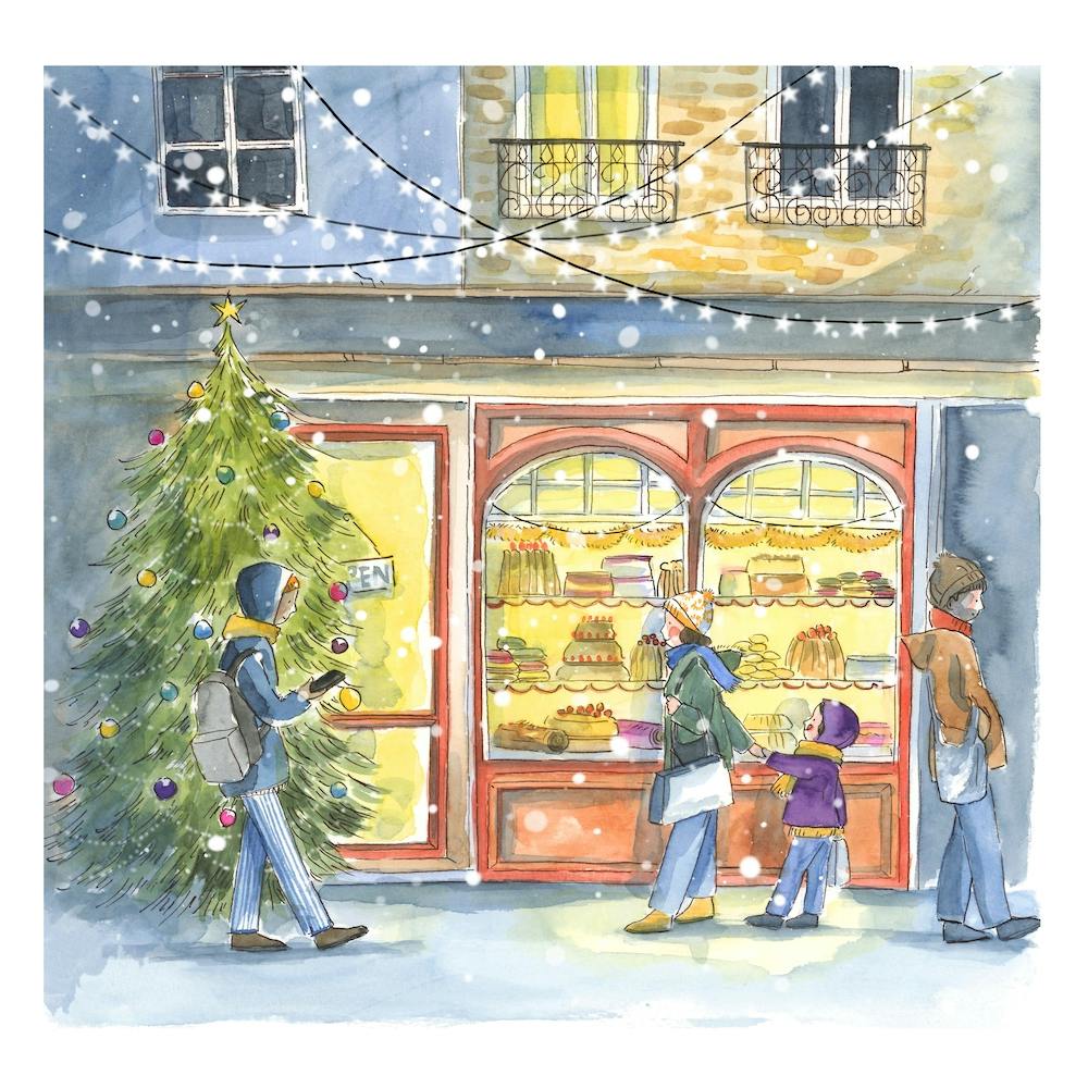 Vitrines De Noel Square