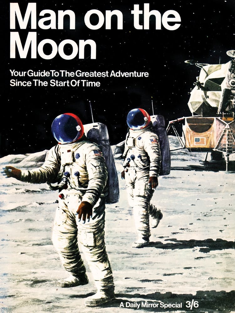 Daily Mirror Man On The Moon Booklet Cover