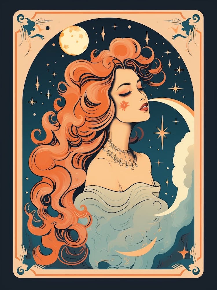 Dreamy Moon Portrait