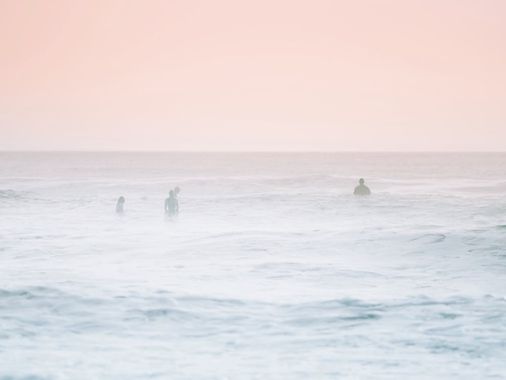 Foggy Pink Beach