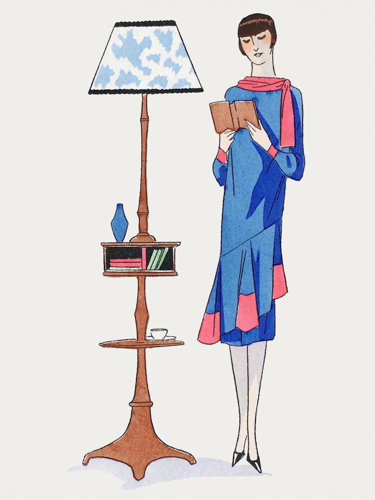 Woman Reading A Book