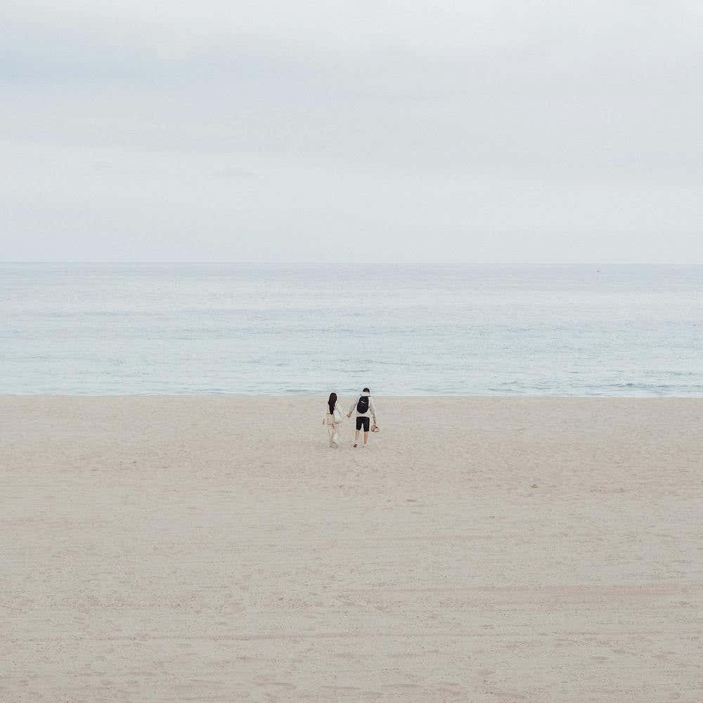 Lovers Walk St Sebastain, Spain Square