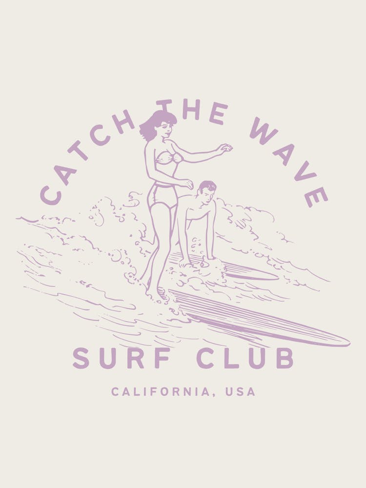 Catch The Wave | Surf Club Beachy Tropical Coastal 2