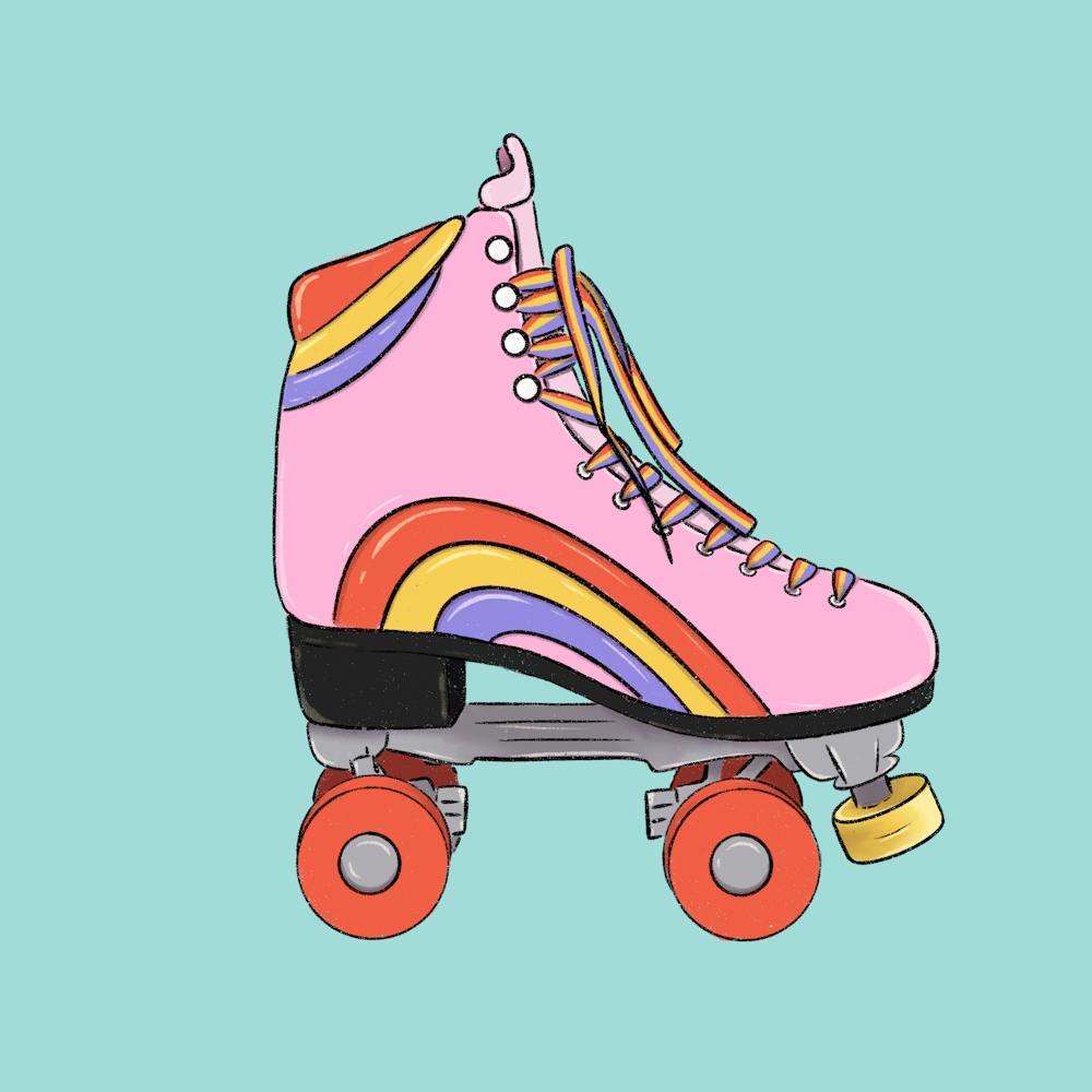 Pink Roller Skate