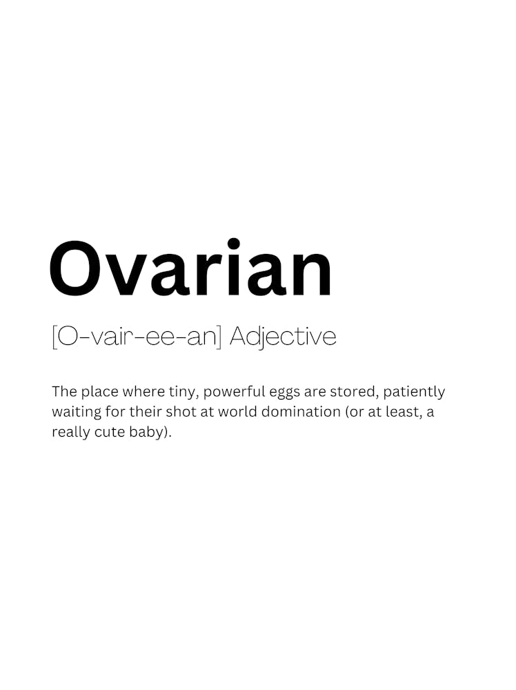 Ovarian Definition Meaning